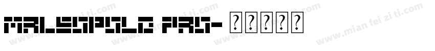 MrLeopold Pro字体转换